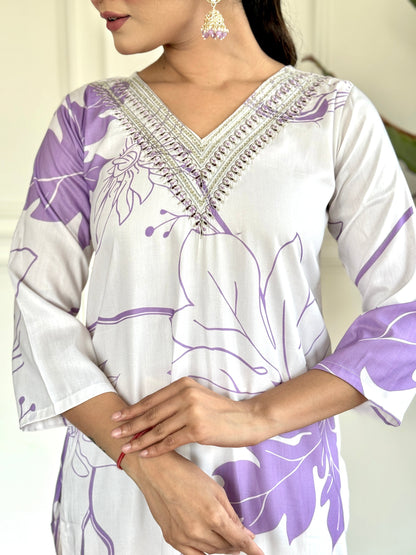 Women Multi Coloured Floral Kurta Set